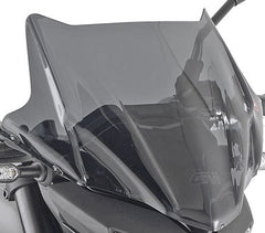Givi Screen for Kawasaki Z650 20-, Yamaha MT-03 20-, color smoke, dim. HxW 28x36,5 cm, A4128A (Z650) or A2151A (MT-03) fitting kit required to install (not included) | 4128S