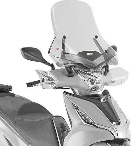Givi Transparent windshield 58 x 57 cm Kymco Agility 300 R16 (19 > 20) | 6114DT