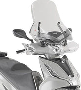 Givi Transparent windshield 58 x 57 cm Kymco Agility 300 R16 (19 > 20) | 6114DT