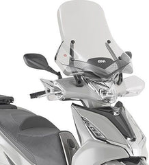 Givi Transparent windshield 58 x 57 cm Kymco Agility 300 R16 (19 > 20) | 6114DT