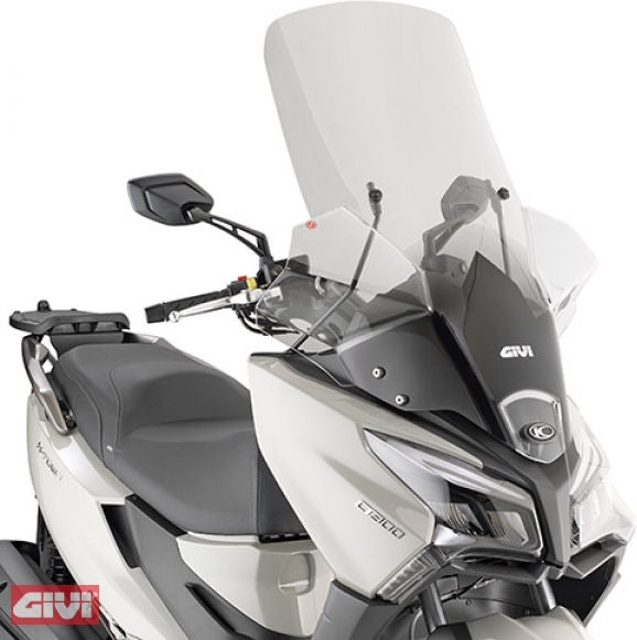Givi Windshield transparent, 970 mm high, 660 mm wide for Kymco X-Town 125-300 City (2020) | 6115DTG
