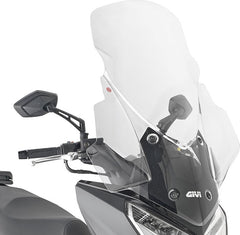 GIVI Windshield - transparent - 875 x 660 mm (HxW) - without ABE - for KYMCO Dink R 125/150 (23) | 6121DT
