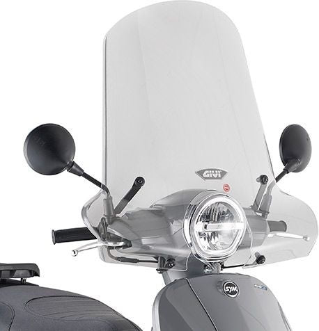Givi Transparent windshield SYM Fiddle 125 Euro 5 (2020) | 7062A