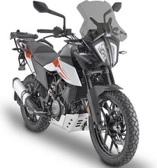 Givi Windscreen for KTM 390/790/890 Adventure, color light smoke, HxW 35x46 cm, D7711KIT fitting kit required to install | 7710D