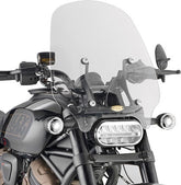 Givi Screen for Harley-Davidson Sportster 1250 S, Clear, dim. HxW 44x45 cm, A8401A fitting kit required to install (not included) | 8401A
