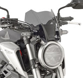 Givi Screen for Honda CBR 125 R 18-, CB 300 R, color smoke, dim. HxW 21x28 cm, fitting kit included | A1164