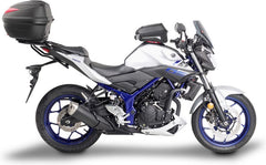 Givi Screen for Yamaha MT-03 16-19, color black with smoke screen, dim. HxW 28x38 cm, fitting kit included | A2127