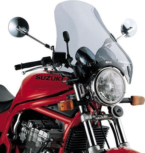 Givi Universal screen with 4 point handlebar, smoked 49x50 cm | A34