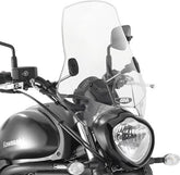 Givi Univeral Windscreen A660, 2 fixing brackets included, color Light Smoke, dim. HxW 42,5 x 42 cm | A660