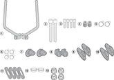GIVI A7407A mounting Kit for Givi Windscreen 7407A to be mounted on Ducati Scrambler | A7407A