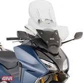 Givi Airflow sliding windshield transp., Still o. Dimensions for Honda FORZA 750 (2021) | AF1186G