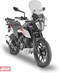 Givi Airflow screen, transparent, ABE i. V. 635 mm x 350 mm (hxw), (s. Below) for KTM models | AF7711G