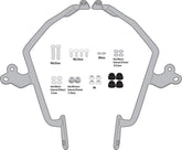 Givi AL1182A specific fitting kit to mount Race Cafe Screen 100AL, 100ALB, 140A, 140S on Honda CMX 500 Rebel 20- | AL1182A