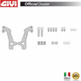 GIVI AL9051A specific fitting kit to mount GIVI Race Cafe Screen 100AL, 100ALB, 140A, 140S on Royal Enfield Interceptor 650 | AL9051A