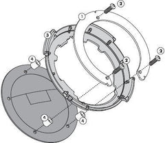 Givi Tanklock BF12 Fuel Tank Bag Flange, for KTM 125/200/390 Duke 11-16 | BF12