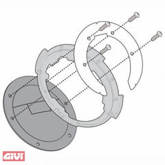 Givi Tanklock BF17 Fuel Tank Bag Flange, for BMW R 1200 GS 04-07, Adventure 14-, R 1200 RT 14-18 | BF17