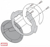 Givi Tanklock BF23 Fuel Tank Bag Flange, for Yamaha Tracer 900 / FJ-09 | BF23