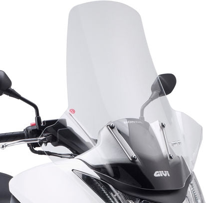 Givi Windscreen for Honda Integra 700, Integra 750 14-, with hand guards, dim. HxW 72 x 69 cm | D1109ST