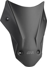 Givi Windscreen for Honda Africa Twin CRF1000L color Black Matt, dim. HxW 40x31 cm, low profile sport screen, fits oe headlight fairing | D1144BO