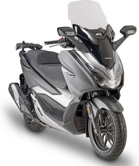 Givi Windscreen D1136ST for Honda Forza 125/300 19-20, color clear, dim. HxW 58 x 44,5 cm, fits oe headlight fairing, 11 cm higher than stock screen | D1166ST