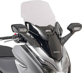 Givi Windscreen D1136ST for Honda Forza 125/300 19-20, color clear, dim. HxW 58 x 44,5 cm, fits oe headlight fairing, 11 cm higher than stock screen | D1166ST