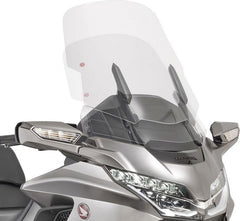 Givi Screen for Honda Gold Wing 1800 18-19, color Clear, dim. HxW 59 x 55 cm, fits oe headlight fairing, 20 cm higher than oe | D1172ST
