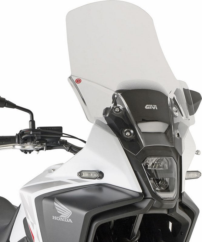 GIVI Windshield - transparent - 540 x 450 mm (HxW) without ABE- for Honda NX 500 (24) | D1203ST