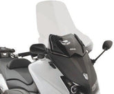 Givi Windscreen for Yamaha TMAX 530 12-16, color Clear, dim. HxW 65 x 61 cm, fits oe headlight fairing | D2013ST