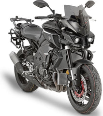 Givi Windscreen for Yamaha MT-10 16-20 color Dark Smoke, dim. HxW 36x36 cm, low profile sport screen, fits oe headlight fairing | D2129B