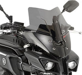 Givi Windscreen for Yamaha MT-10 16-20 color Dark Smoke, dim. HxW 36x36 cm, low profile sport screen, fits oe headlight fairing | D2129B