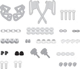 GIVI D2139KIT Reinforced Brackets for Givi 2139DT Windscreen Yamaha Tracer 900 18-, Tracer 900 GT 18- | D2139KIT