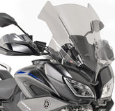 GIVI Windshield tinted, 550 mm high, 465 mm wide for Yamaha Tracer 900 / 900 GT (18-20), without ABE | D2139S