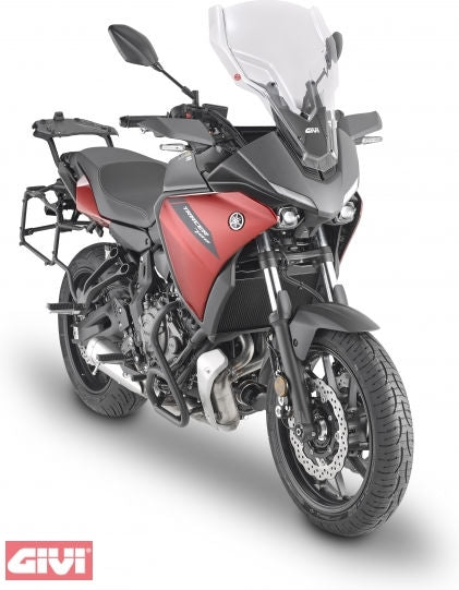 Givi Windscreen transparent, 550 mm high, 410 mm wide for Yamaha Tracer 700 (2020) | D2148STG