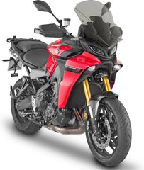 Givi Windscreen for Yamaha Tracer 9 color light smoke, dim. HxW 49 x 39 cm, fits oe headlight fairing | D2159S