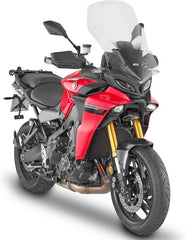 Givi Windscreen for Yamaha Tracer 9, color Clear, dim. HxW 64 x 45 cm, fits oe headlight fairing | D2159ST
