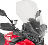 Givi Windscreen for Yamaha Tracer 9, color Clear, dim. HxW 64 x 45 cm, fits oe headlight fairing | D2159ST