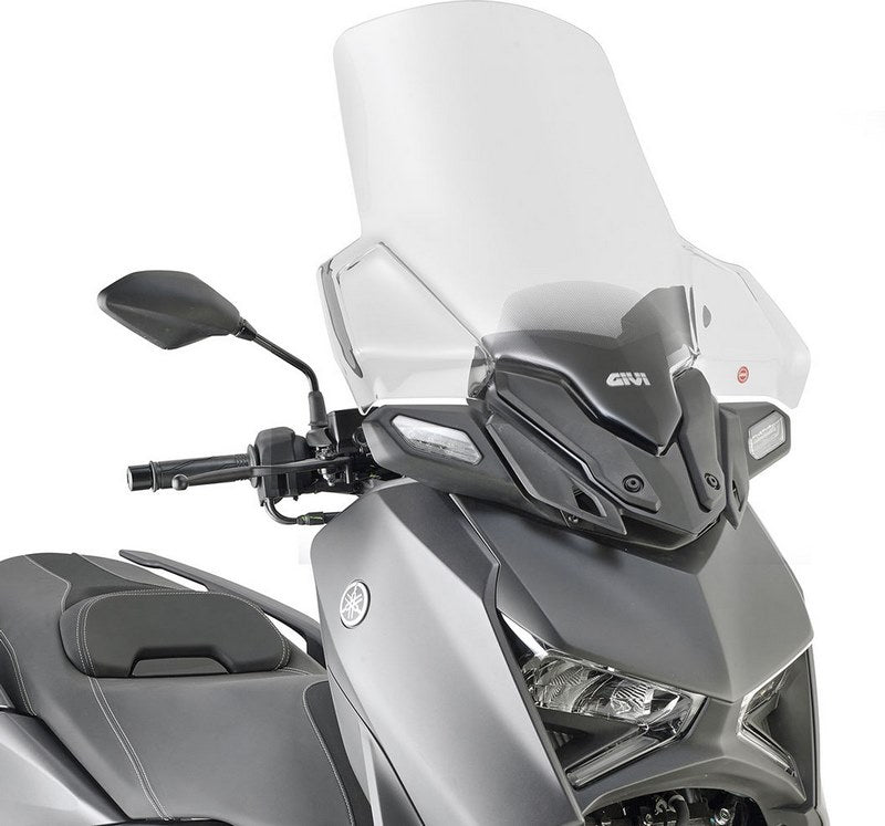 GIVI Windshield - transparent - 730x620 mm (HxW) for Yamaha X-Max 300 (23), without ABE | D2167ST