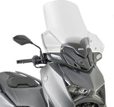 GIVI Windshield - transparent - 730x620 mm (HxW) for Yamaha X-Max 300 (23), without ABE | D2167ST