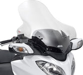 Givi Windscreen for Suzuki Burgman 650 13-, color Clear, dim. HxW 76 x 75 cm, 12cm higher than stock | D3104ST