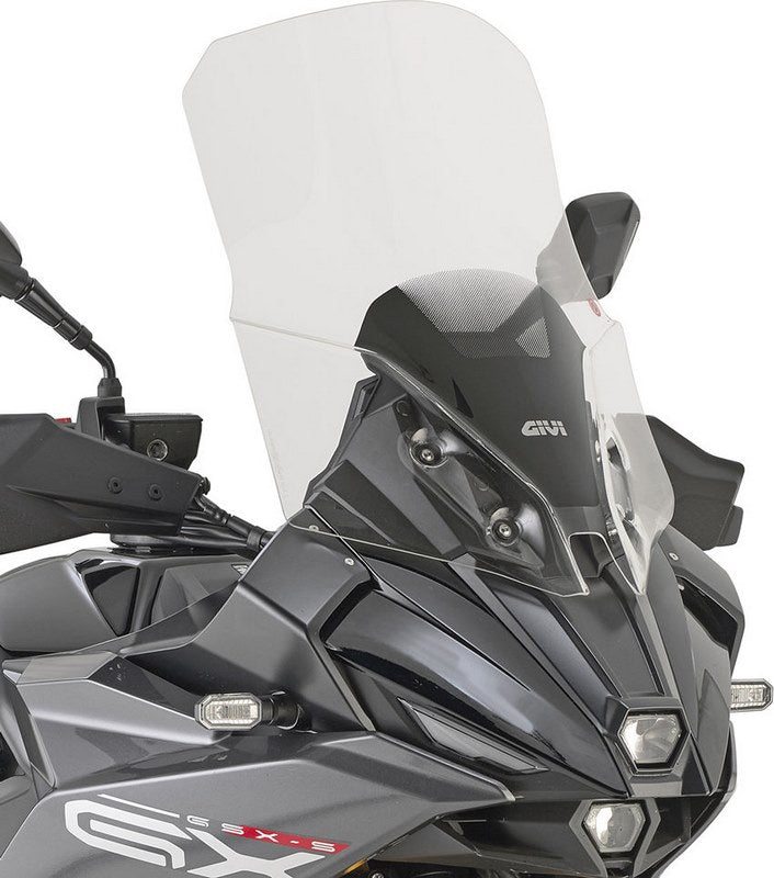 GIVI Windshield - transparent - 510x430 mm (HxW) - without ABE - for Suzuki GSX S1000GX (24) | D3128ST