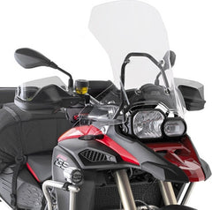 Givi Screen for BMW F 800 GS Adventure, color clear, dim. HxW 48 x 55 cm, fits oe headlight fairing | D5110ST