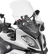 Givi Windscreen for BMW S 1000 XR 15-19 (K49) color clear, dim. HxW 50x43,5 cm, 13 cm higher than oe, fits oe headlight fairing | D5119ST
