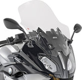 Givi Windscreen for BMW R 1200 RS color clear, dim. HxW 56,5x47 cm, 19 cm higher than oe, fits oe headlight fairing | D5120ST