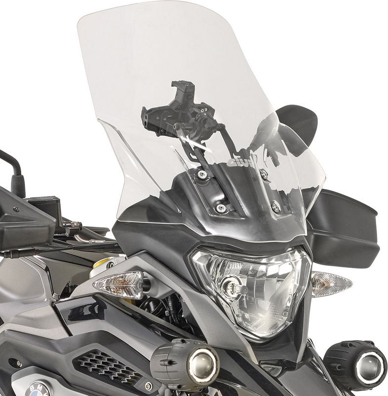 GIVI Windshield - transparent - 470x375 mm (HxW) - without ABE - for BMW G 310 GS (17-23) | D5126ST