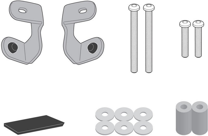 GIVI D5130KIT mounting Kit for Givi Windscreen 5130DT to be mounted on BMW C 400 X | D5130KIT