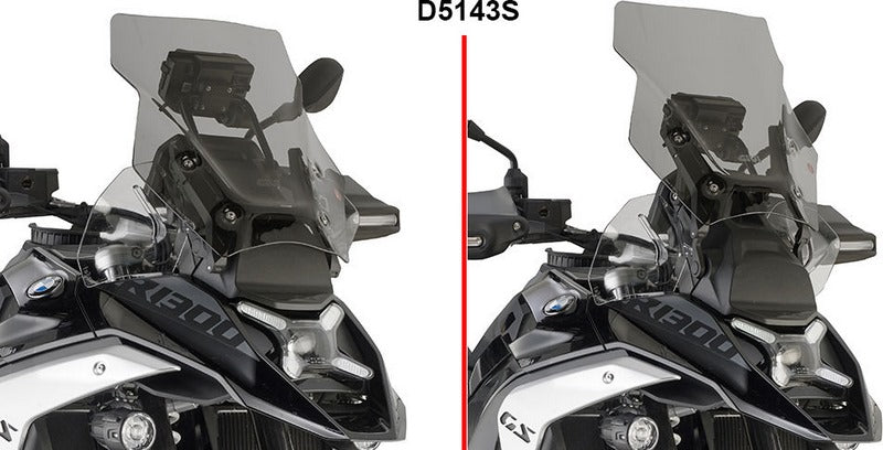 GIVI Windshield tinted, dimensions tbd for BMW R 1300 GS (24), without ABE | D5143S