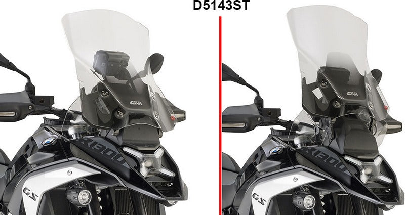GIVI Windshield transparent, dimensions tbd for BMW R 1300 GS (24), without ABE | D5144ST