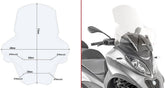 Givi Screen Transparent Piaggio MP3 350–500 Sport/Business (2018) | D5613ST