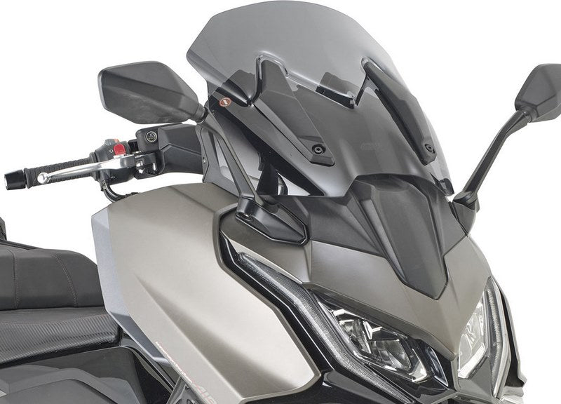 GIVI Windshield, tinted, 395 x 440 mm (HxW) without ABE- for Kymco AK550 Premium (23) | D6122S