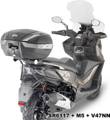 GIVI Windshield - transparent - 730x530 mm (HxW) for Kymco DTX 360 (21-23), without ABE | D6124ST